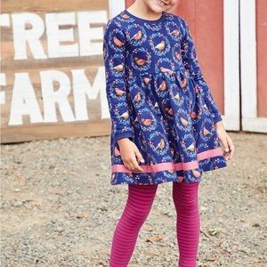 Matilda Jane Sz 12 Partridge dress and leggings.